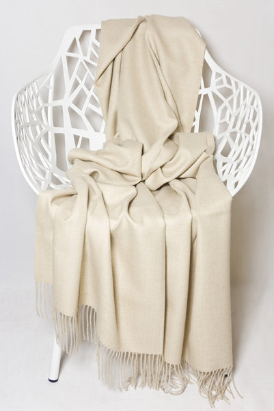 Baby-Alpaka Kuscheldecke Royal Beige