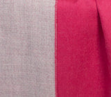 Baby Alpaka Wolldecke Doubleface Pink/Grau